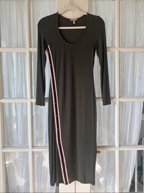 Olive Green Knit Dress